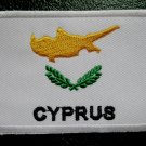 REPUBLIC OF CYPRUS CYPRIOT NATIONAL FLAG Sew on Patch