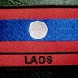 LAOS LAOTIAN LAO PEOPLE'S DEMOCRATIC REPUBLIC NATIONAL FLAG Sew on Patch