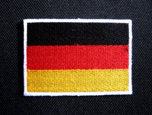 GERMANY DEUTSCHLAND BUNDES NATIONAL FLAG Sew on Patch