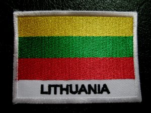 REPUBLIC OF LITHUANIA LITHUANIAN NATIONAL FLAG Sew on Patch