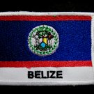 BELIZE BELIZEAN NATIONAL FLAG Sew on Patch