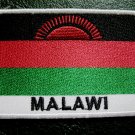 REPUBLIC OF MALAWI MALAWIAN NATIONAL FLAG Sew on Patch