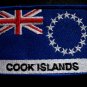 COOK ISLANDS COOK ISLANDER FLAG Sew on Patch