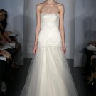 Sexy Fashion Flat Strapless Drop Waist Applique Floor Length Wedding Garment