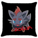 Pokemon Zorua Throw Pillow Case Black