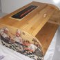 Fat Chef Bread Box Bamboo Waiter Kitchen Roll Top Bistro Home Decor 3chef Black