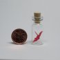 miniature origami paper crane necklace (pick your color)