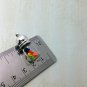 miniature origami paper star glass vial necklace
