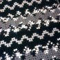 Beautifull!! 42" x 57" Handcrafted Throw in Black, Zebra, Light and Dark Grey