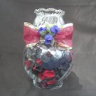5" x 7" Handmade Potpourri scented glass candle