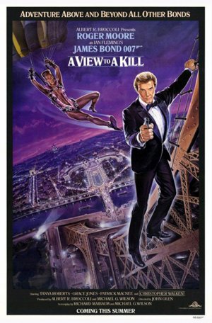 A View to a Kill (1985) movie poster version A