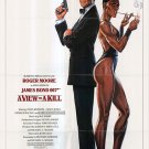 A View to a Kill (1985) movie poster version B