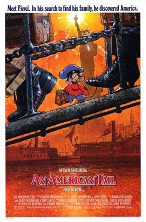 An American Tail (1986) movie poster version A