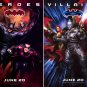 Batman & Robin (1997) set of 2 movie posters advance