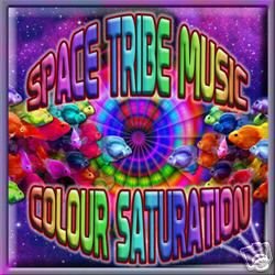 COLOUR SATURATION SPACE TRIBE MUSIC PSY-TRANCE CD