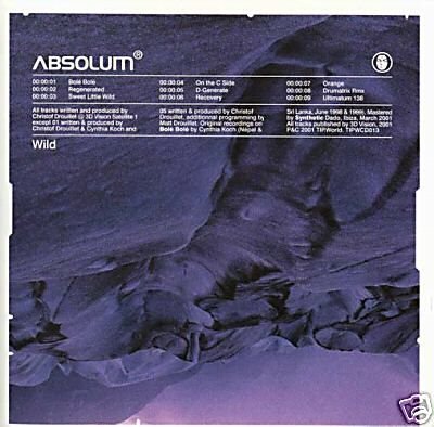 ABSOLUM WILD STUNNING OOP TIP.WORLD PSY-TRANCE CD
