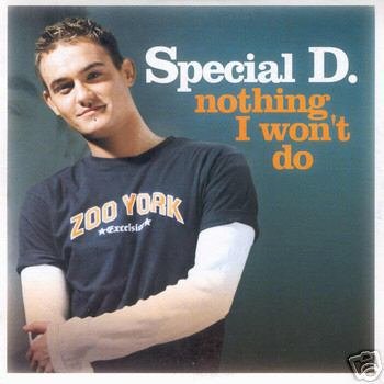 SPECIAL D NOTHING I WON'T DO CD LTD EDN CARD SLEEVE NEW