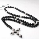 Shamballa Rosary Crystal Necklace