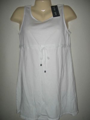 ANNE COLE COLLECTION White 100%Cotton Cover-up NWT SIZE M.