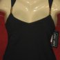 Anne Cole Collection Tankini Swimsuit /Ring Black Bikini Top SZ  8 NWT Value $78