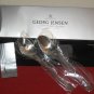 GEORG JENSEN CUTLERY STEEL 2PC COPENHAGEN SERVER SET NEW.
