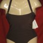 Calvin Klein Swimwear One-Piece Swimsuit Tobacco Size 4 NWT $108.00