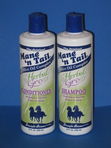 The Original Mane'nTail,Straight Arrow Body Herbal Gro Shampoo&Conditioner 12.oz