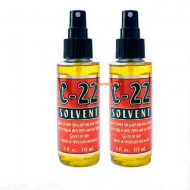 WALKER C-22 4oz.2 Bottles of.Citrus Solvent Remover ~Lace Wig & Toupee.