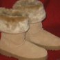 RAMPAGE GIRLS ASHLEE CAMEL SUEDE BOOTS SIZE: 9 M NEW.
