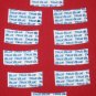 Supertape True-Blue Lace Tape 1.5" Wide"Mini-C"Contours( 3/4") ~72 PCs for Wigs.