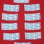 Supertape True-Blue Lace Tape 1.5" Wide"Mini-C"Contours( 3/4") ~72 PCs for Wigs.