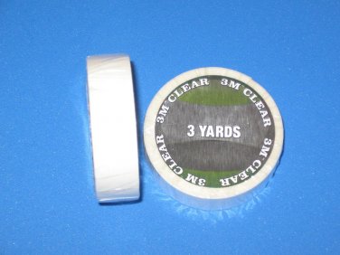 WALKER 3M CLEAR 1/2" X 3YD ( 108" ) DAILY WEAR 1522 ROLL ~ WIGS,HAIR PIECE.
