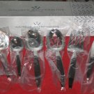 Wallace Silversmiths Thema Fine 18/8 Stainless 6PC Hostess set(Rare) NIB.
