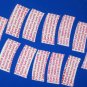 SUPERTA PE MINI "C" CONTOUR HAIRPIECE TAPE 216 PIECES ~ LACE FRONT WIGS.
