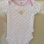 EUC Carter's baby girl onesie - size 3 months - cupcake!