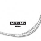 14k Greek Key Chain