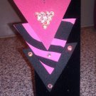 Pink Zebra Print Earrings