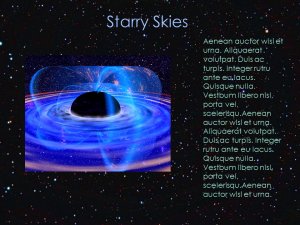 Starry Skies