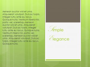 Simple Elegance