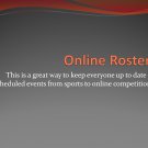 Online Roster