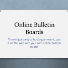 Online Bulletin Board
