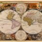 New World Map 1th Century poster