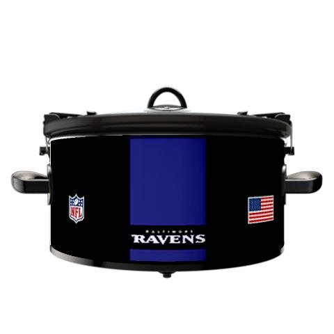 Official NFL Crock-Pot Cook & Carry 6 Quart Slow Cooker - Baltimore Ravens