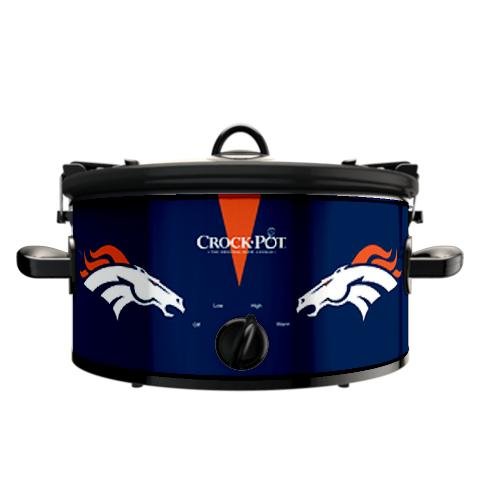 Official NFL Crock-Pot Cook & Carry 6 Quart Slow Cooker - Denver Broncos