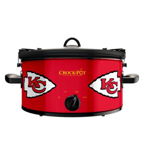 Official NFL Crock-Pot Cook & Carry 6 Quart Slow Cooker - Kansas City ...