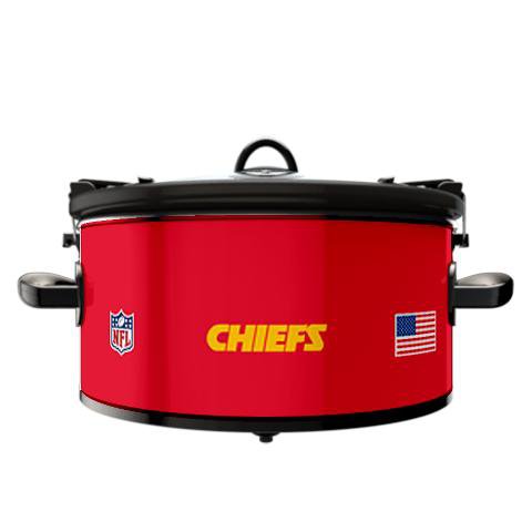 Official NFL Crock-Pot Cook & Carry 6 Quart Slow Cooker - Kansas City ...