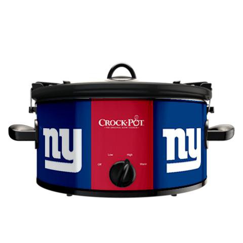 Official NFL Crock-Pot Cook & Carry 6 Quart Slow Cooker - New York Giants