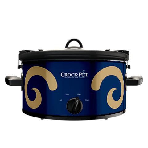 Official NFL Crock-Pot Cook & Carry 6 Quart Slow Cooker - St. Louis Rams
