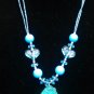 Necklace beaded with teardrop fashion necklace