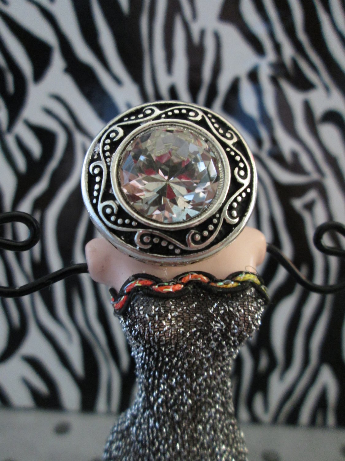 Dazzling Rhinestone Stretch Ring